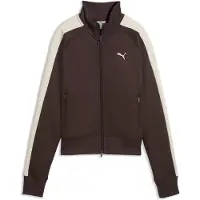 Puma T7 Always On Full Zip Sweatshirt Marron S Femme