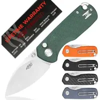 FIREBIRD Ganzo FH925-GB Pocket Folding Knife with Button Lock D2 Steel Blade G10