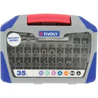 Tivoly Coffret embouts de vissage Securit series - 35 pièces