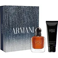 Giorgio Armani Edp Spray 50ml/Shower Gel 75ml Stronger With You Men Intense Giftset