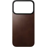 Nomad Coque en cuir magnétique pour iPhone 17 Pro – Marron Rustique Horween - NM014407858