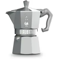 Bialetti Cafetière italienne 6 tasses gris argenté - - 0009076 - moka exclusive octogonal