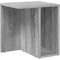 vidaXL Table D'appoint Gris Sonoma 37 X 32 X 40 Cm Bois D'ingénierie