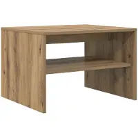 vidaXL Table basse en chêne Artisan 60 x 50 x 40 cm Bois composite
