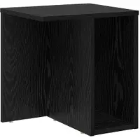 vidaXL Table d'appoint Chêne noir 37 x 32 x 40 cm Bois d'ingénierie