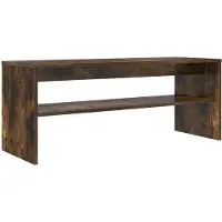 vidaXL Meubles TV, 100 x 35 x 40 cm, bois imitation chêne fumé