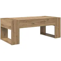 vidaXL Table basse en chêne Artisan 110 x 50 x 41 cm Bois composite