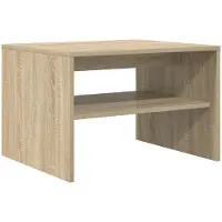 vidaXL Table basse en chêne Sonoma 60 x 50 x 40 cm Bois composite