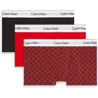 Calvin Klein Lv00nb4564 Trunk Boxers 3 Units Rouge,Noir XS Homme