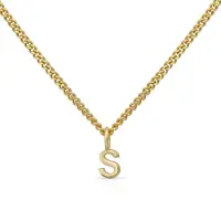 Orolino Chaîne 'Buchstabe S' or