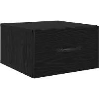 vidaXL Cabinet de chevet Chêne noir 35 x 35 x 20 cm Bois d'ingénierie