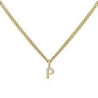 Orolino Chaîne 'Buchstabe P' or