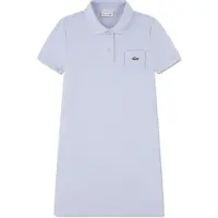 Lacoste Kids Pique Short Sleeve Dress Bleu 12 Years Fille