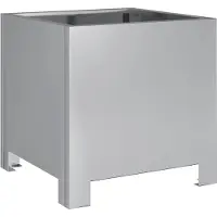 vidaXL Jardinière 30x30x30 cm acier galvanisé