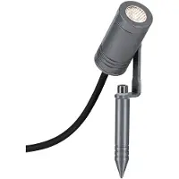 Paulmann Projecteur LED Radix, 5,5W, 550lm, 3000K, IP65, gris