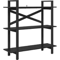 vidaXL Étagère Chêne noir 100 x 33,5 x 102 cm Bois d'ingénierie