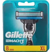 Gillette Mach3 - Têtes de rechange contient 8 pièces