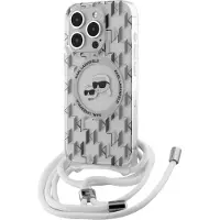 Karl Lagerfeld Étui transparent MagSafe pour iPhone 15 Pro Max