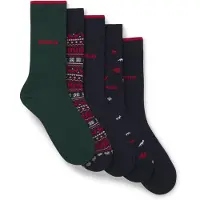 HUGO Christmas 10273537 Socks 5 Pairs Multicolore EU 40-46 Homme