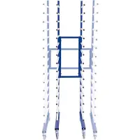 Monster Chariot Rack de Séchage Peinture Bleu Acier Atelier Bricolage Art 15 Niveaux