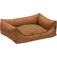 Beeztees Lua Panier Orthopédique pour Chien - Cognac - 70 x 50 cm