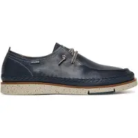 Pikolinos pour homme. M6L-4274C1 Chaussures en cuir bleu San Juan (44), Plat, Lacets, Casuel