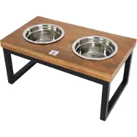 Boon Boony Est 1941 service de table en bois avec gamelles en métal pour chien