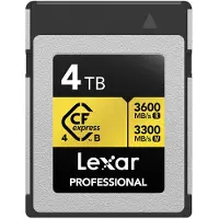 Lexar Cfexpress Pro Type B Gold 4.0 Series 4tb Memory Card Clair