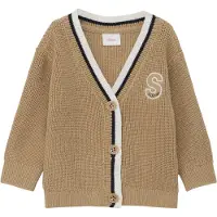 s.Oliver Cardigan beige chiné / noir / blanc