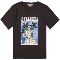 Garcia T-shirt bleu / vert foncé / noir / blanc naturel