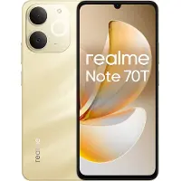 Realme Note 70T 17,1 cm (6.74") Double SIM Android 15 4G USB Type-C 4 Go 256 Go 6000 mAh Or