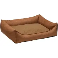 Beeztees Lua Panier Orthopédique pour Chien - Cognac - 100 x 80 cm