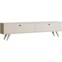 Skye Decor , Paris - White, Meubles TV, blanc, 160 x 40 x 25 cm