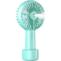 Generique Ventilateur portatif à 3 vitesses, ventilateur personnel à piles, 2 modes de pulvérisation
