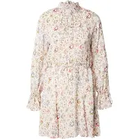 Scotch & Soda Ufu01176t Long Sleeve Short Dress Beige 34 Femme