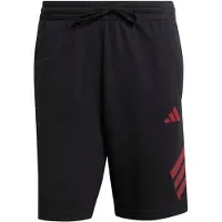 Adidas Pantalon de sport rouge foncé / noir