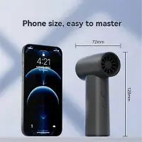 Yunong Nouveau ventilateur portable sans balais 100 000 tr/min, ventilateur à jet turbo haute vitesse portatif pour l'extérieur