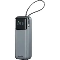 Sandberg 421-30, 20 000 mAh, lithium-polymère (LiPo), 3,6 V, 130 W, noir, gris