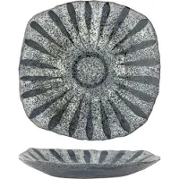 Creative Collection Ramie Serving Plate-stoneware Wood Serving Plate Gris