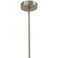 Masterlight Lampe suspendue salle à manger Calabro Nickel à 3 ampoules