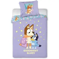 BrandMac Bed Linen - Junior Size 100 x 140 cm - Bluey & Chilli (1029597) (140 x 100 cm, 45 x 40 cm)
