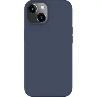 Evelatus Back panel cover Apple iPhone 14 / 13 Premium Magnetic Soft Touch Silicone Case Dark Blue (Apple iPhone 13, Apple iPhone 14), Coque pour téléphone portable, Bleu