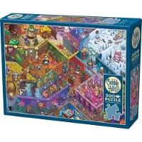 Cobble Hill Puzzle Pièces XXL - Course de Donjon - Random Cut - 500 à 999 pièces