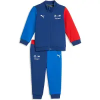 Puma Survêtement 'BMW M MOTORSPORT Essentials' bleu marine / bleu roi / rouge / blanc