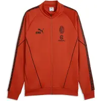 Puma Veste de sport 'AC Milan King Anthem' rouge rouille / noir
