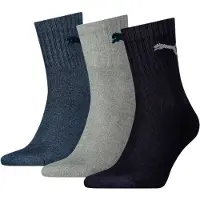Puma Chaussettes unisexe Chaussettes Paquet de 3 homme - Multicolore - 43 / 46