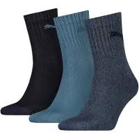 Puma Chaussettes - Short Crew - 3 Pack - Denim Blue - - 43/46 - Chaussettes