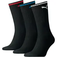 Puma Chaussettes unisexe Chaussettes Paquet de 3 homme - Noir - 39 / 42