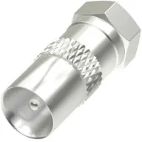 Hama Adaptateur de récepteur satellite F-Plug - Prise coaxiale
