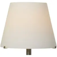 Masterlight Lampe de table Calabro 44 cm gris mat avec blanc